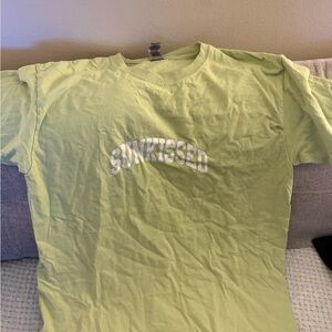 Gildan Sunkissed Light Green Tee